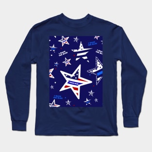 Back The Blue Line Long Sleeve T-Shirt